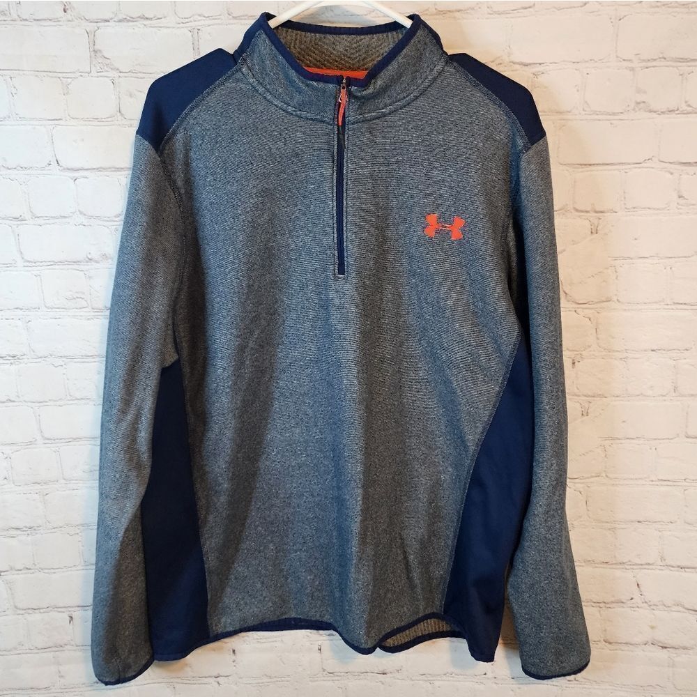 Men's Under Armour "Loose" coldgear zip-up fleece sweater, size Large
